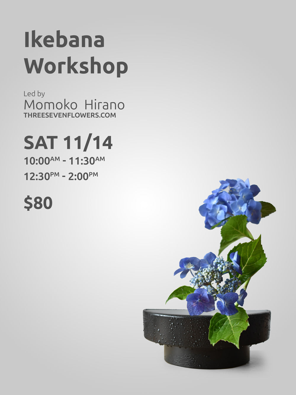 Ikebana Workshop led by Momoko Hirano